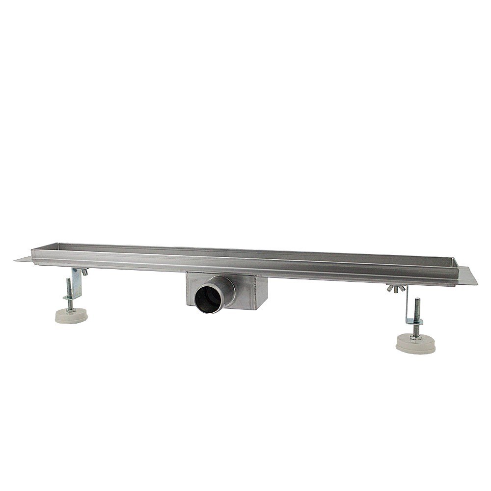 Sprchový lineární žlab 90cm nerezová ocel vpusť se sifonem Streifen M16857
